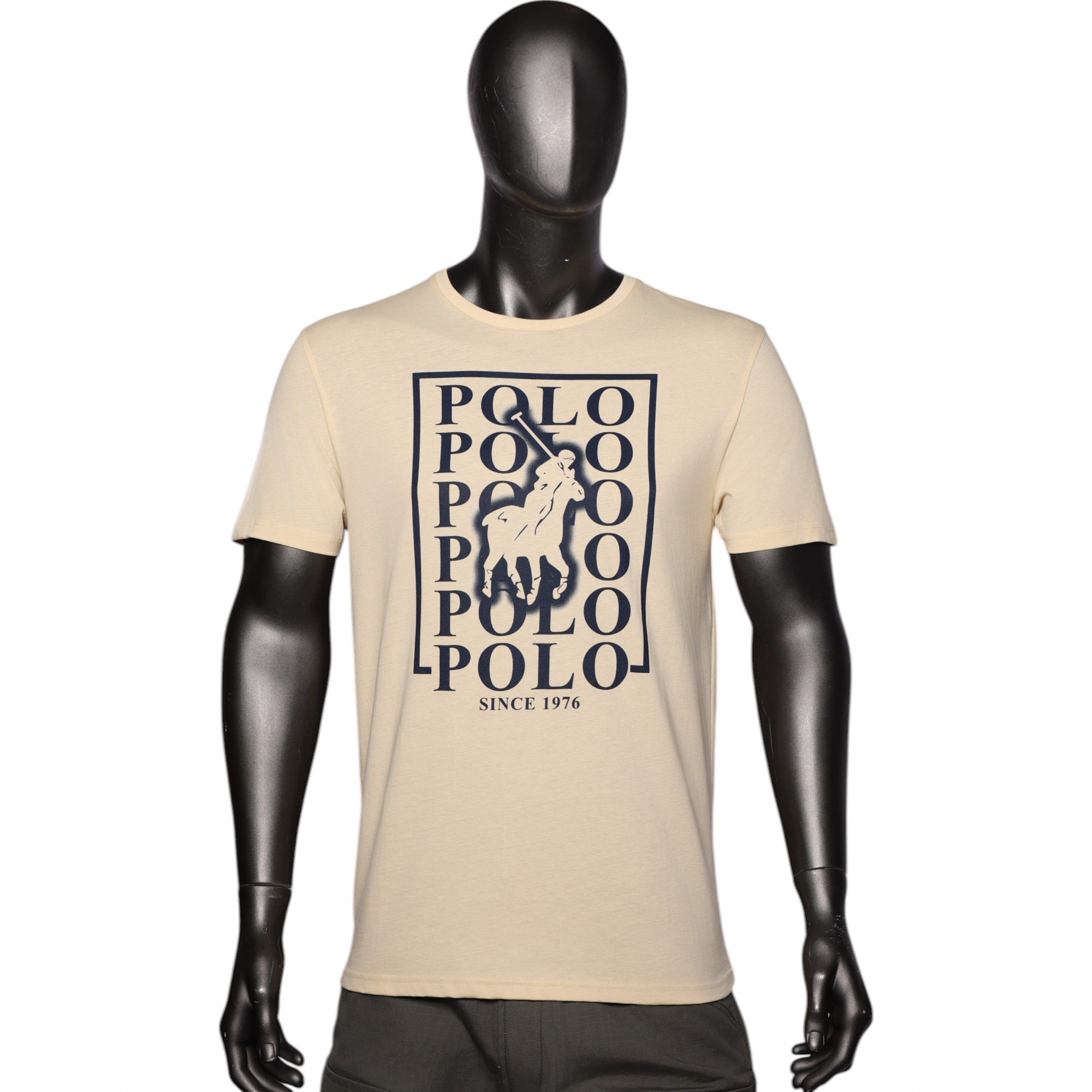 Polo T-Shirt Box Logo Stone